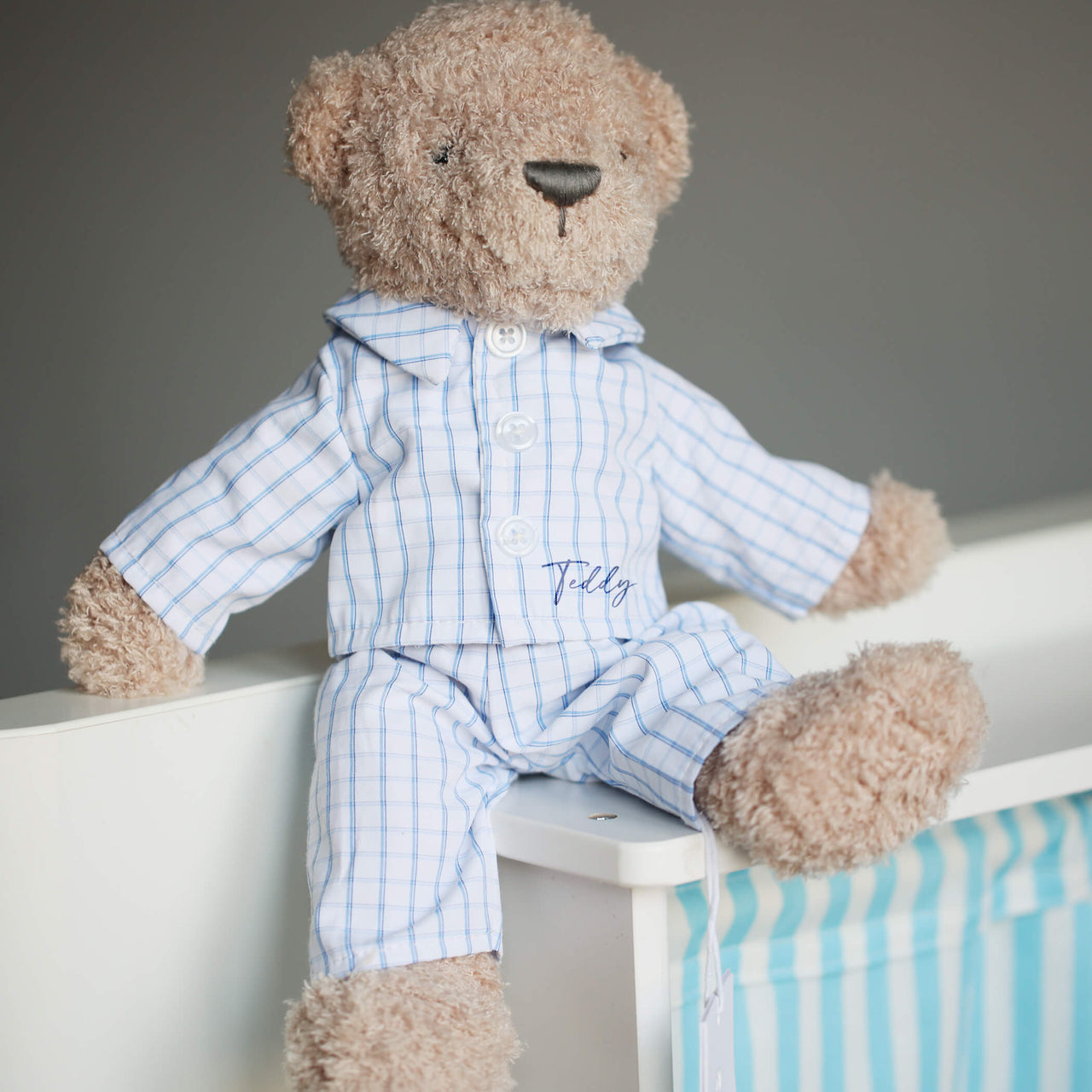 Gentleman Ted In Pyjamas Soft Bear Toy For Baby And Toddler