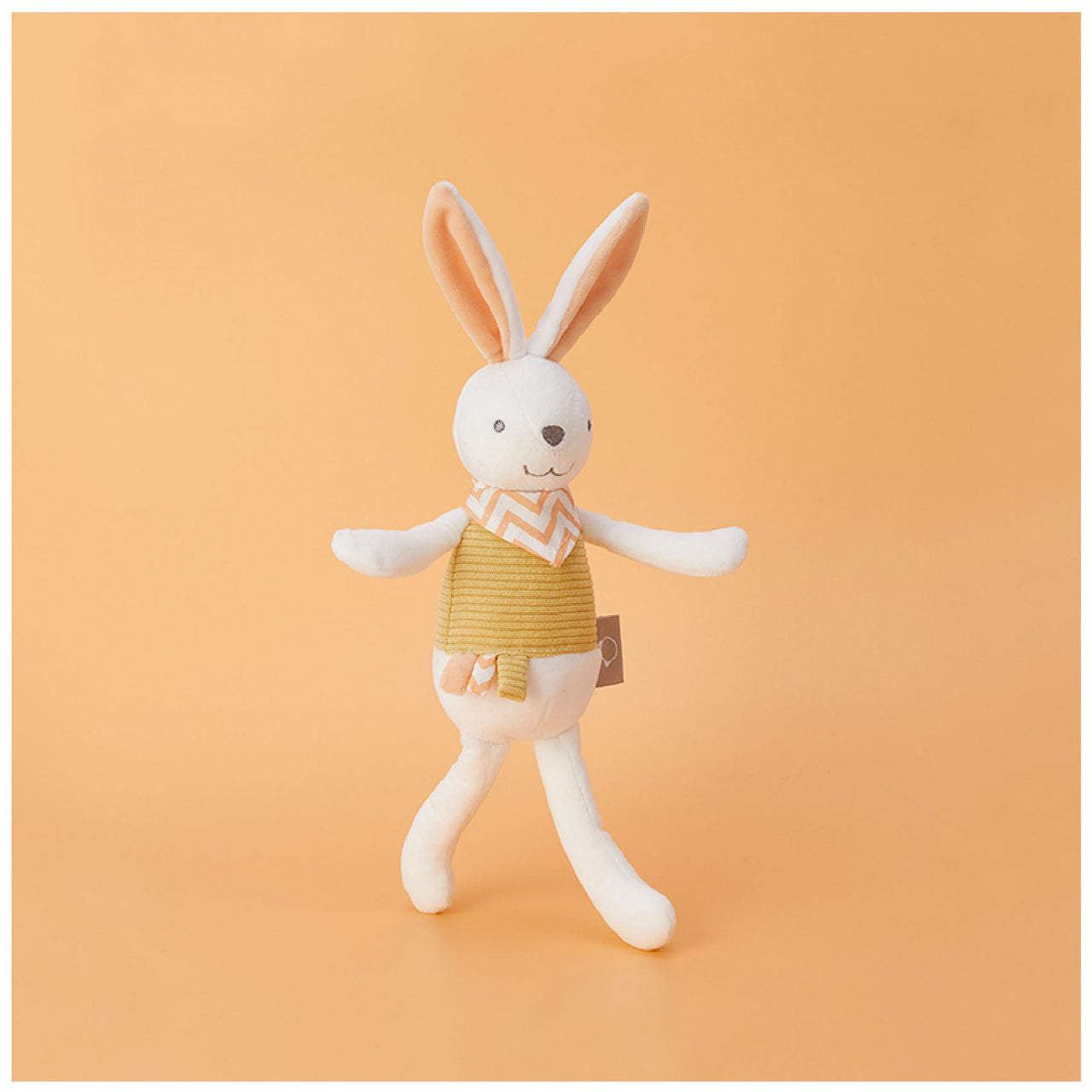 Bunny In Yellow Top Plush Toy For Baby And Toddler