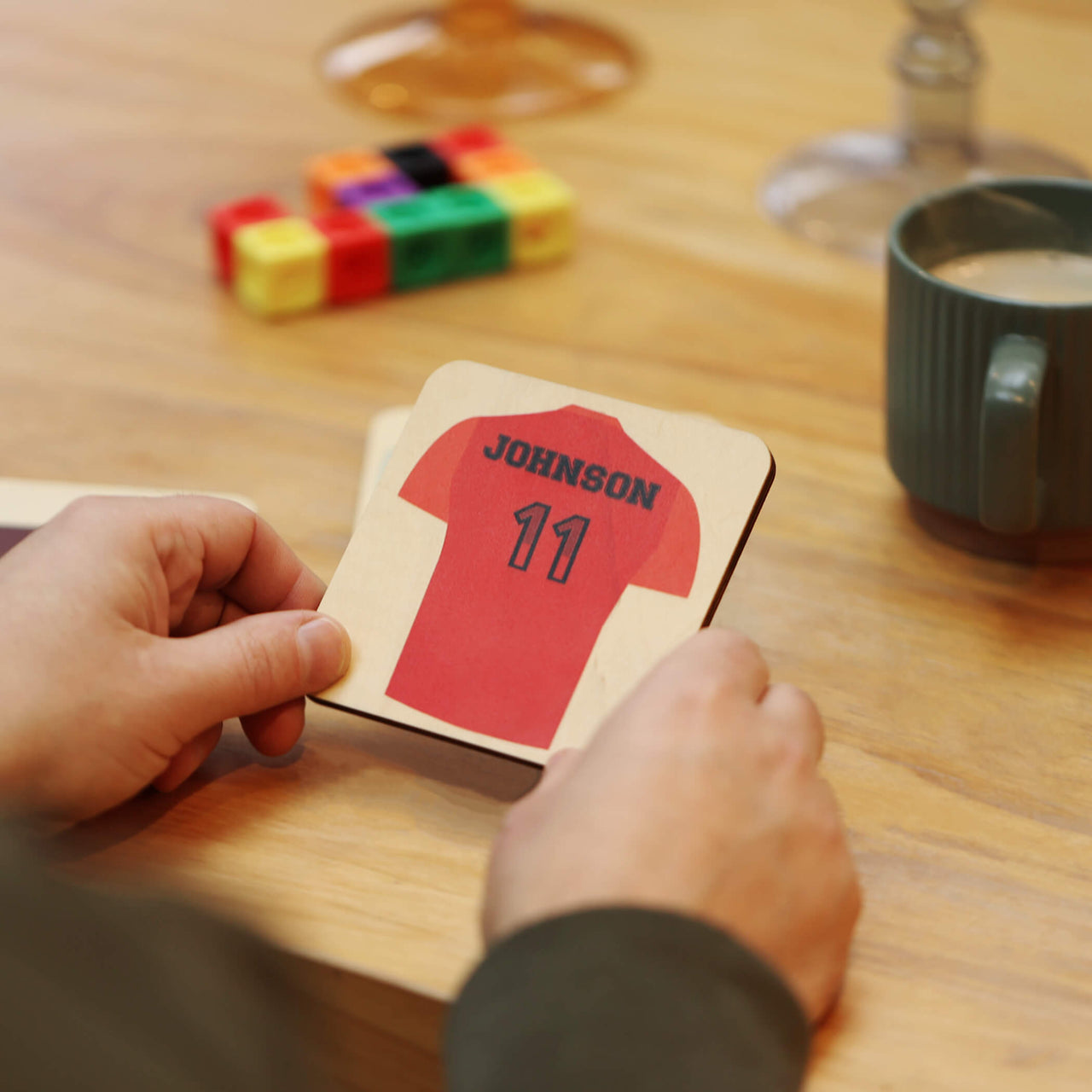 Personalised Football Shirt Coaster