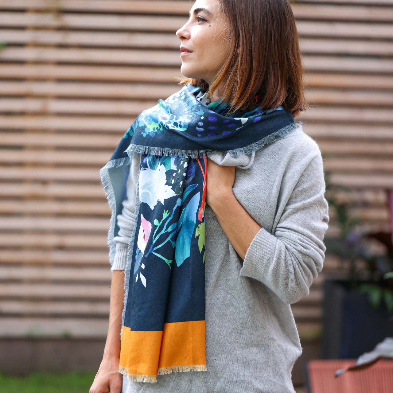 Personalised Florals of Kew Scarf