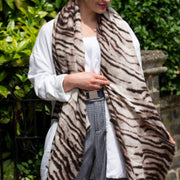 Personalised Zebra Print Heavy Weight Scarf