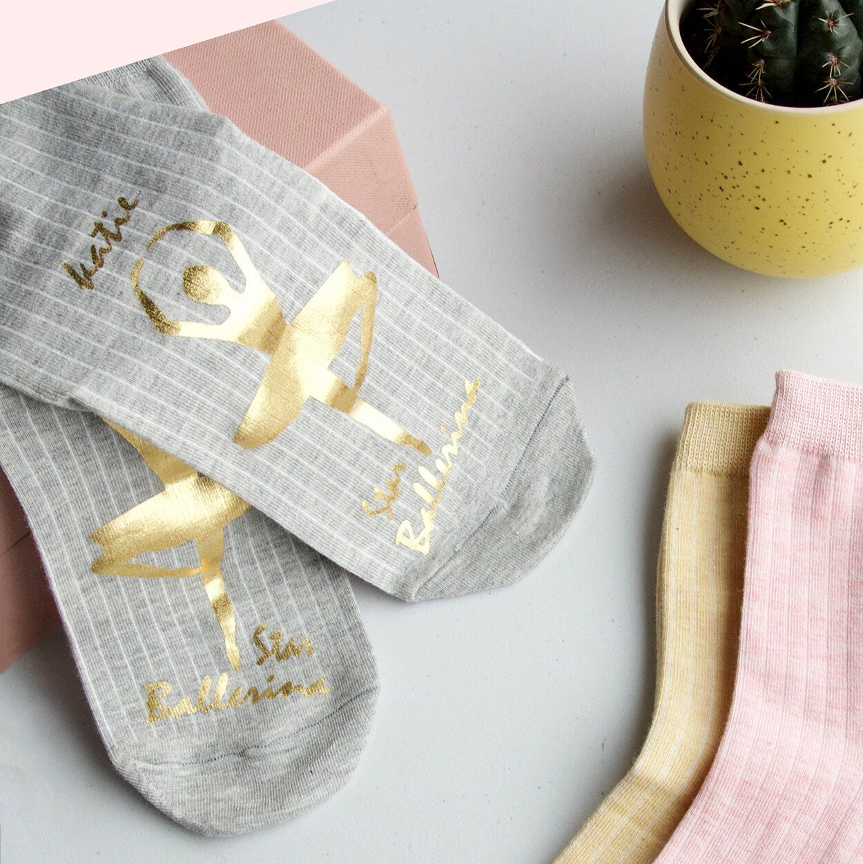 Personalised Ballerina Socks | Gift For Her | Gift for Daughter | Ballerina Gifts