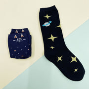 Personalised Space Captain Two Pairs Socks In A Box